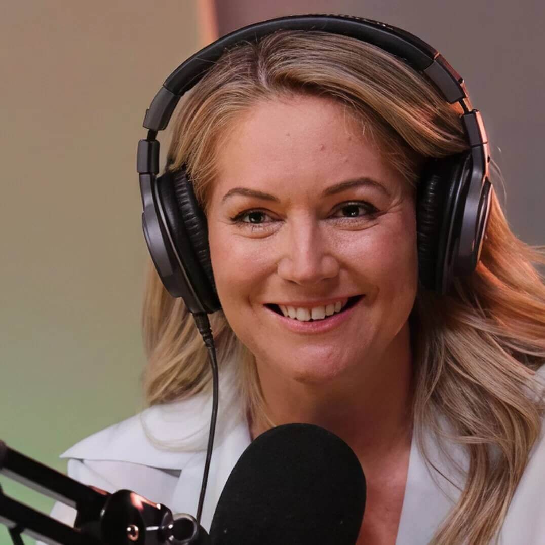 Tammy Barton, Founder and Director of MyBudget, speaking on a podcast about debt solutions and budget planning for New Zealanders.