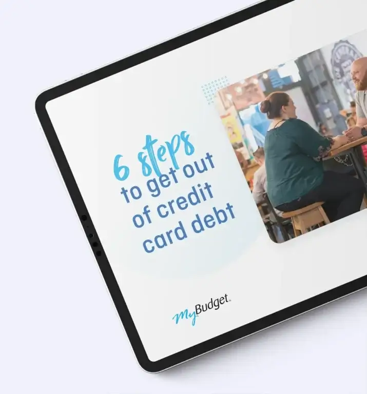 MyBudget 6-step resource guiding New Zealanders to get out of credit card debt with expert debt solutions.