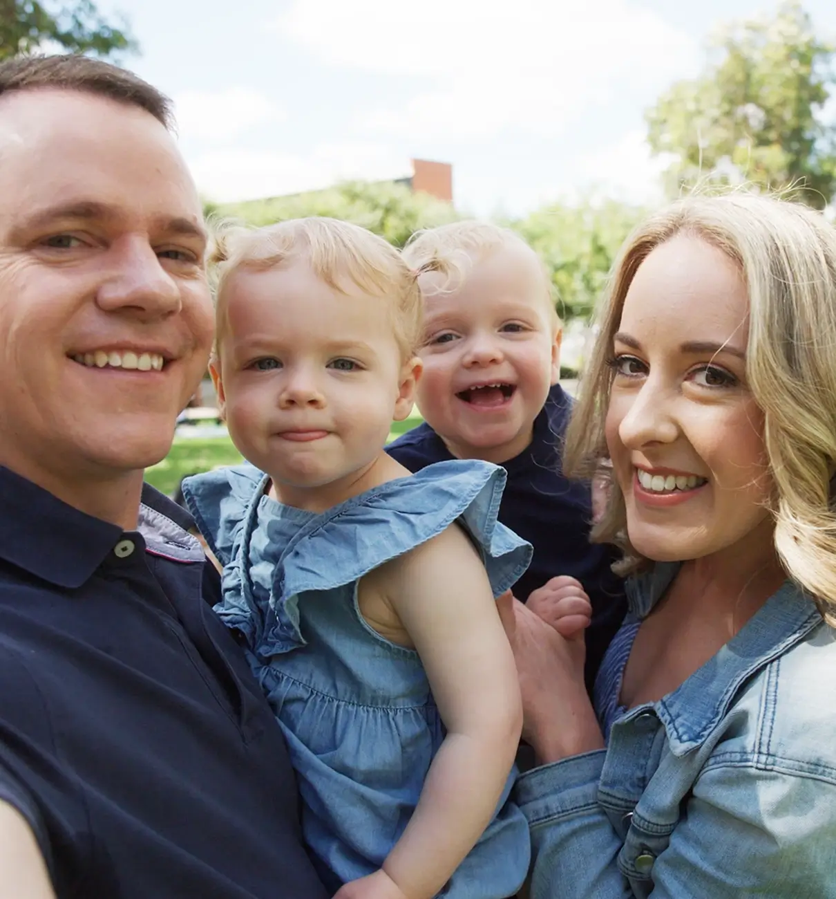 MyBudget clients Erin and Adam spending precious family time after getting their finances back on track with budgeting support and saving for big goals like a house deposit in New Zealand.