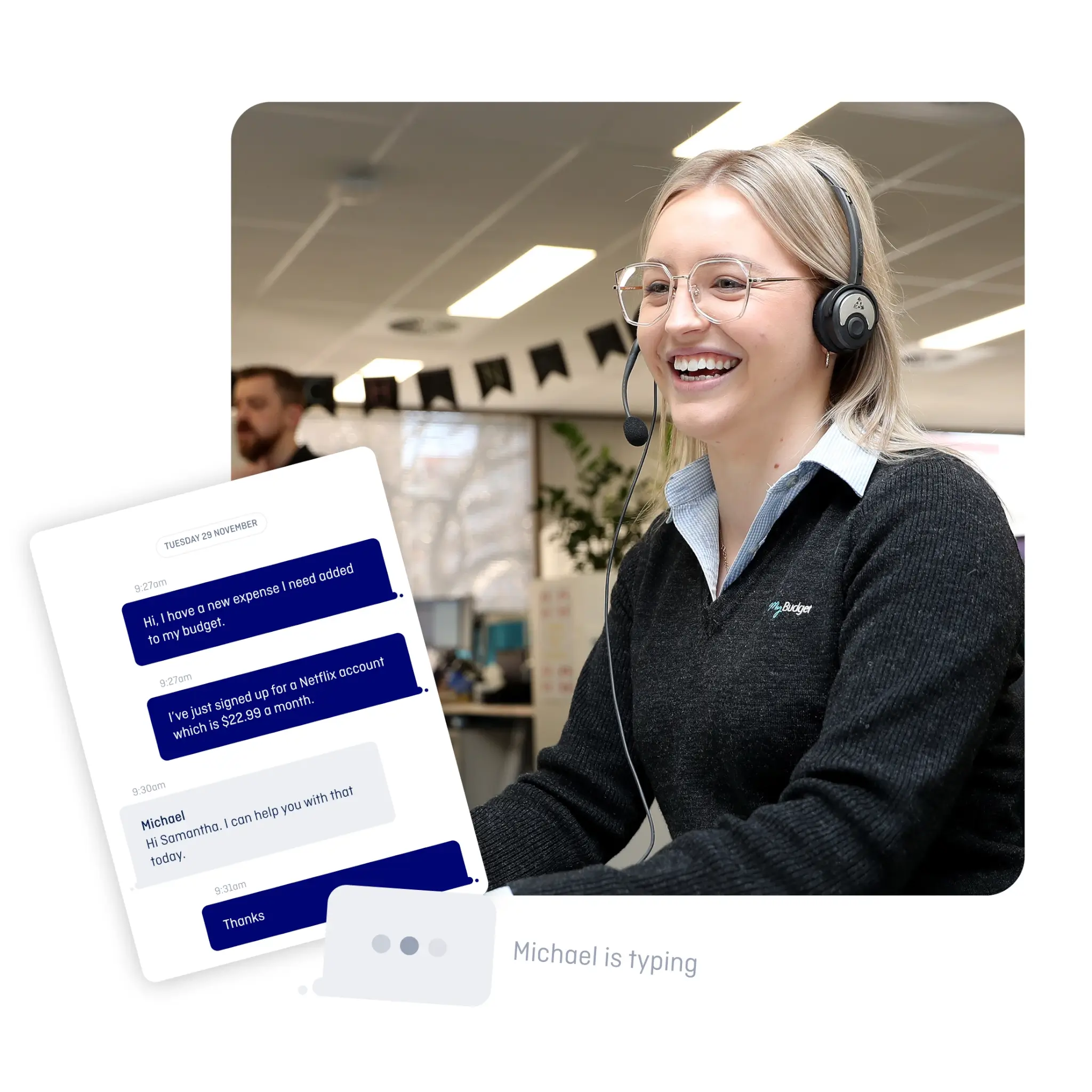MyBudget client Erin using the app to manage her personal budget for a better financial future in New Zealand.