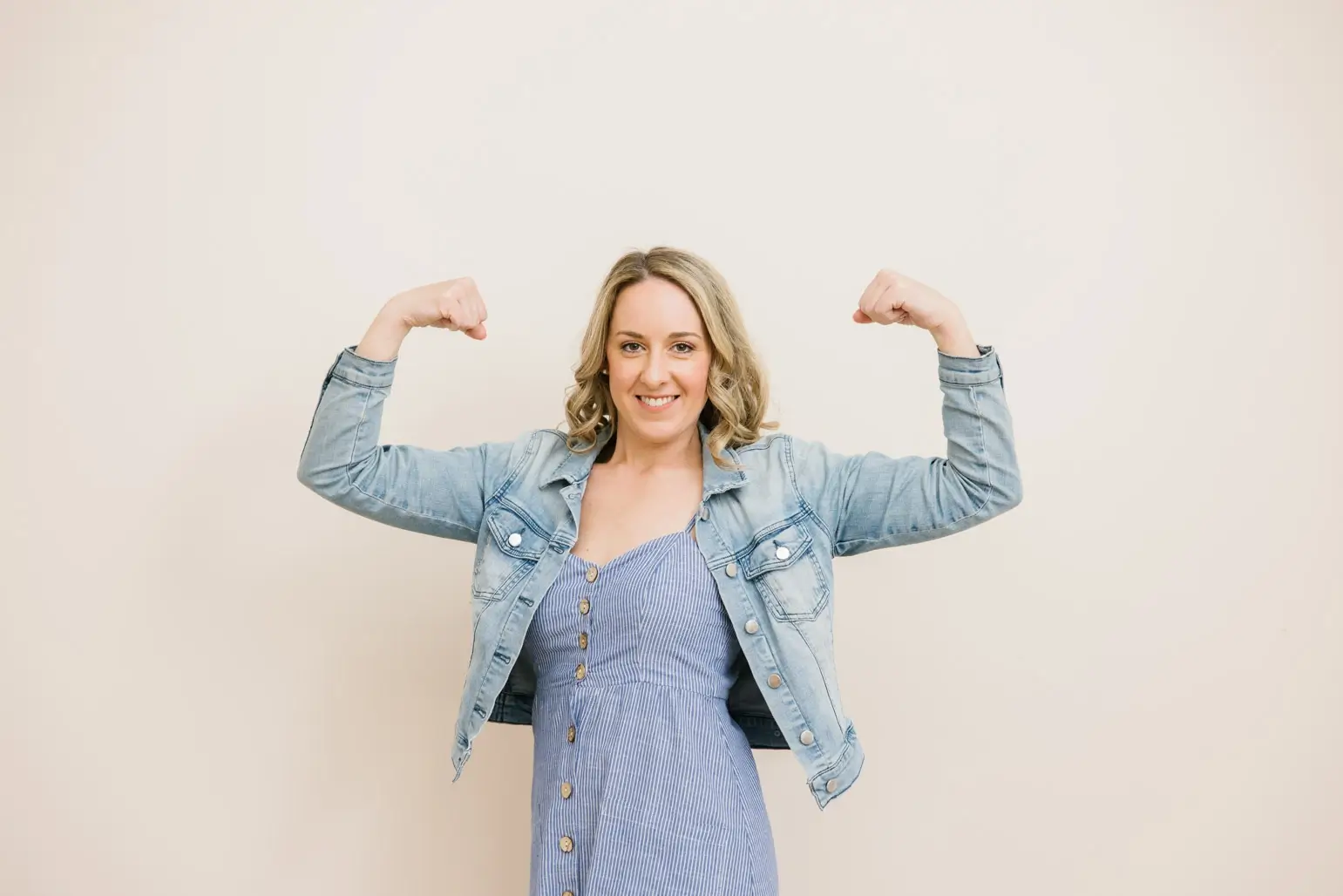 Erin, a MyBudget client, flexing her financial muscles