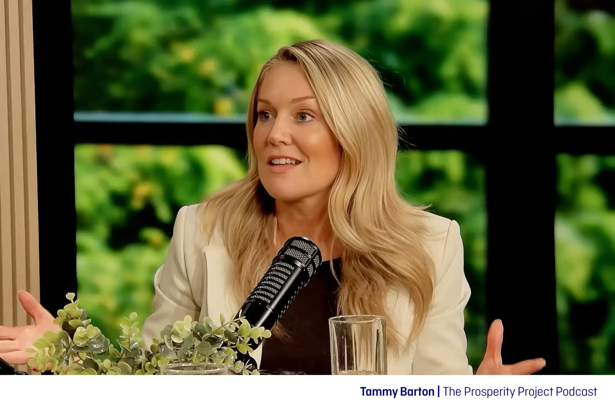 Tammy Barton discussing MyBudget fees with Nadine Higgins on The Prosperity Project podcast, New Zealand.